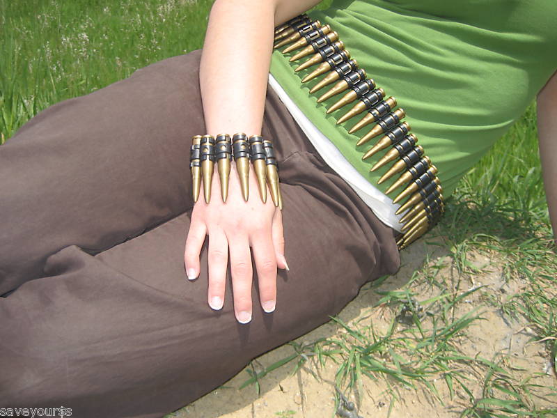 Plastic Toy Fake Ammo Bullet Belt Bandolier Military Army Soldier Costume Prop