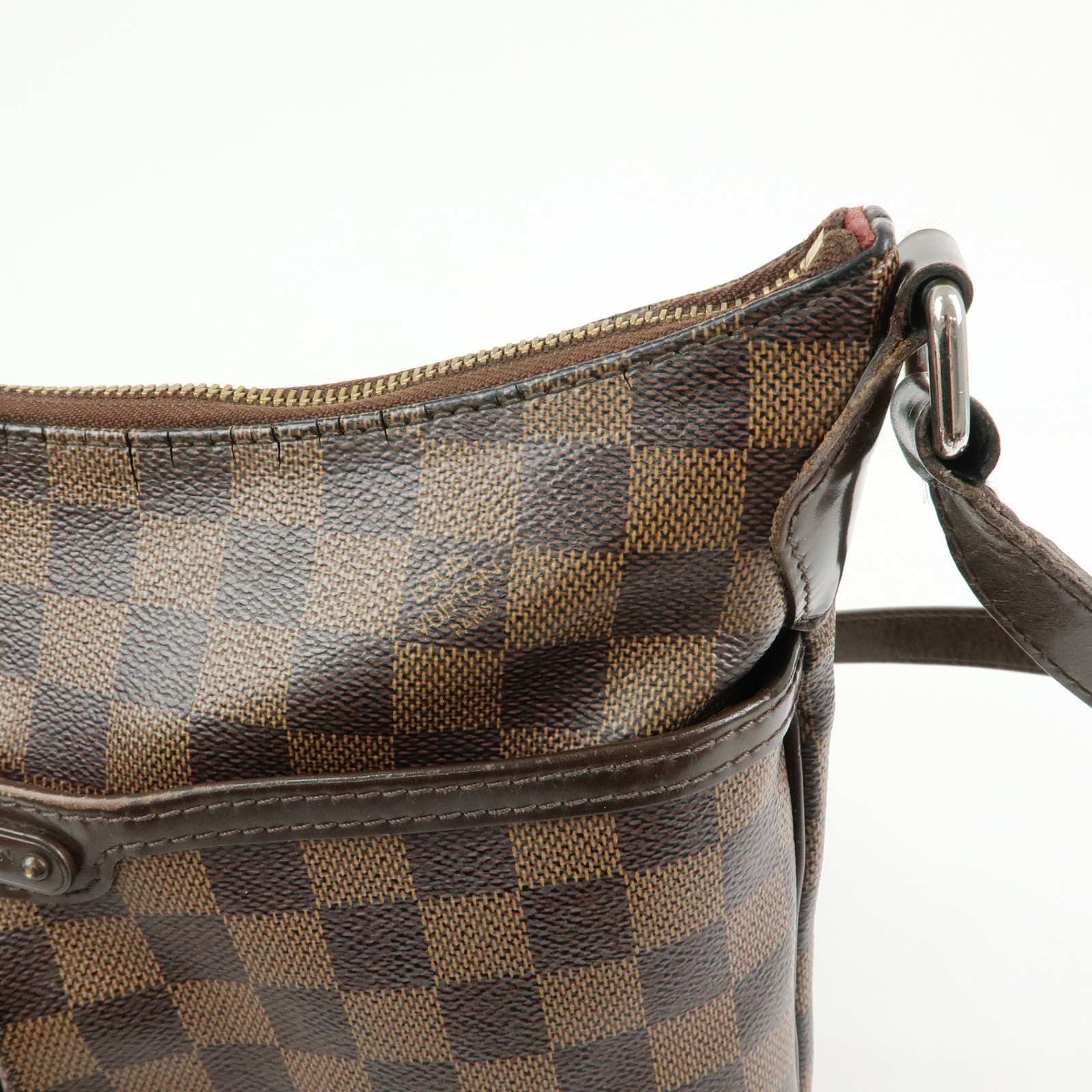 Louis Vuitton Damier Bloomsbury PM Shoulder Bag Brown N42251 Authentic Used F/S