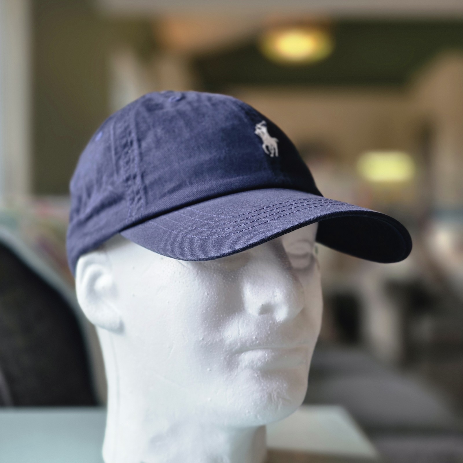 Polo Ralph Lauren Men’s One Size Cotton Chino Adjustable Ball Cap Newport Navy