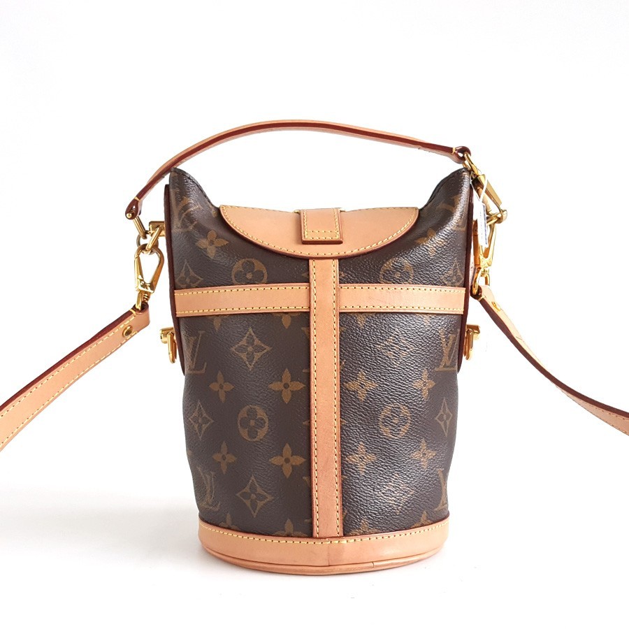 Louis Vuitton Pommes Frites bag Duffle brown monogram top handle shoulder bag