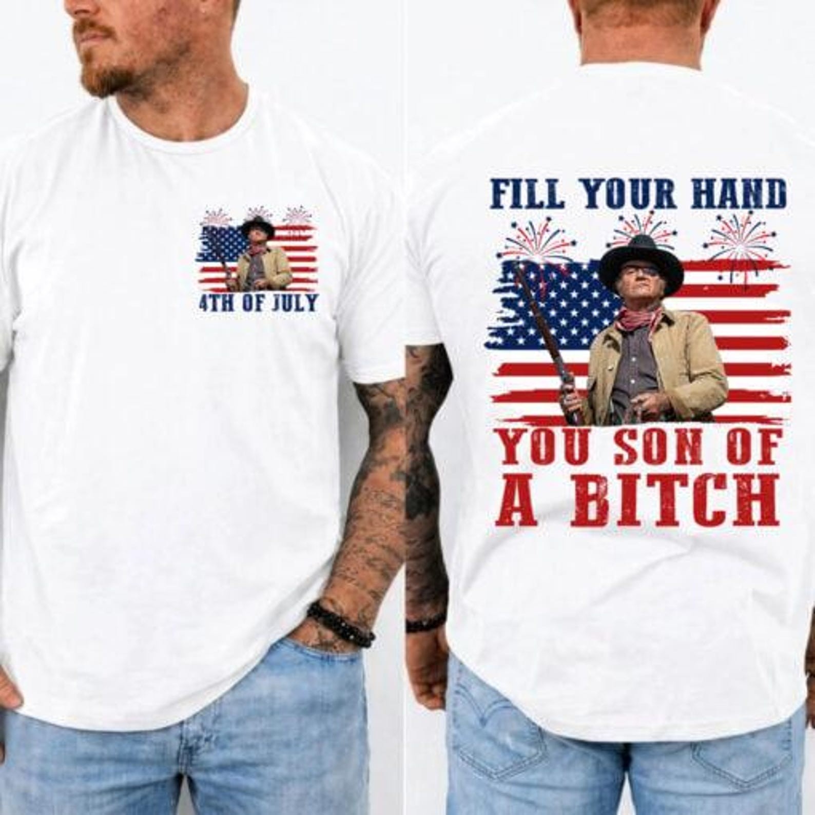 Fill Your Hand You Son Of A Bitch Shirt, John Wayne Rooster Cogburn T-Shirt