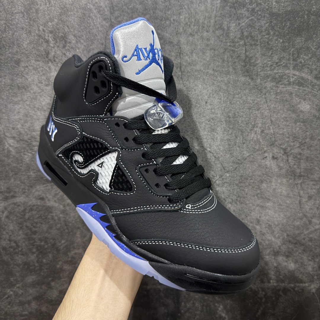 Awake NY x AJ 5 Retro ‘Black Racer Blue’ DV4982-004 Men’s Size Ship Now