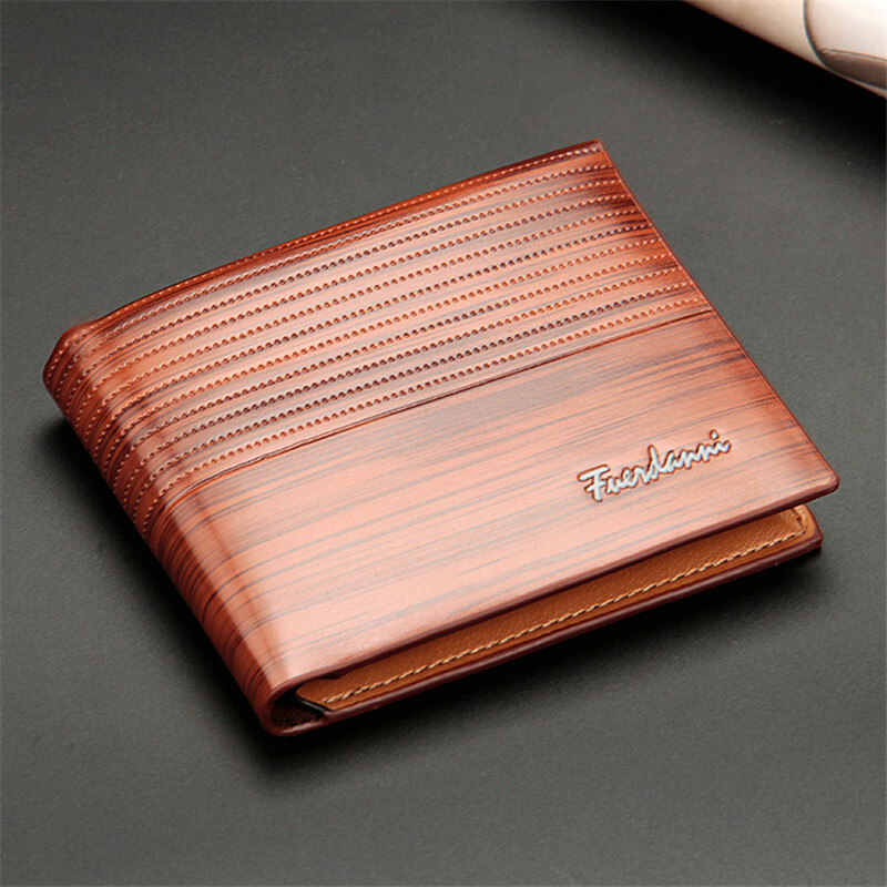 Men’s Bifold Wallet Money ID Credit Card Holders Men Short Purse RFID Blocking