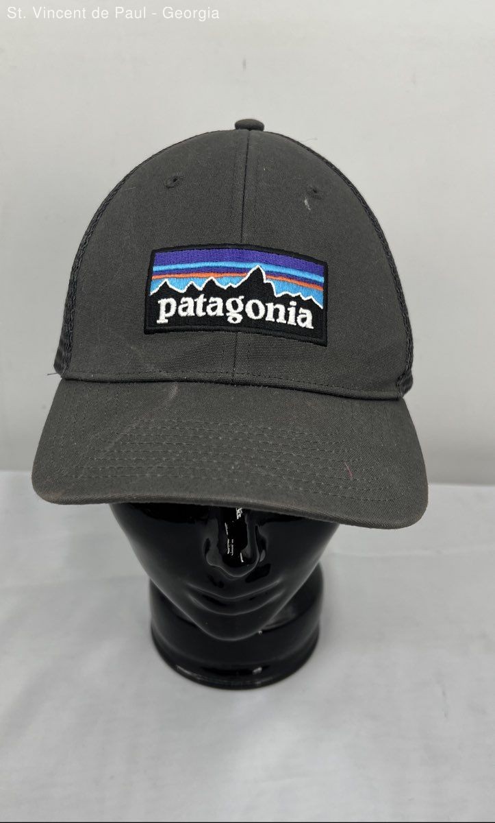 Patagonia P6 LoPro Snapback Trucker Hat Gray Mesh Back Six Panel NetPlus One Sz