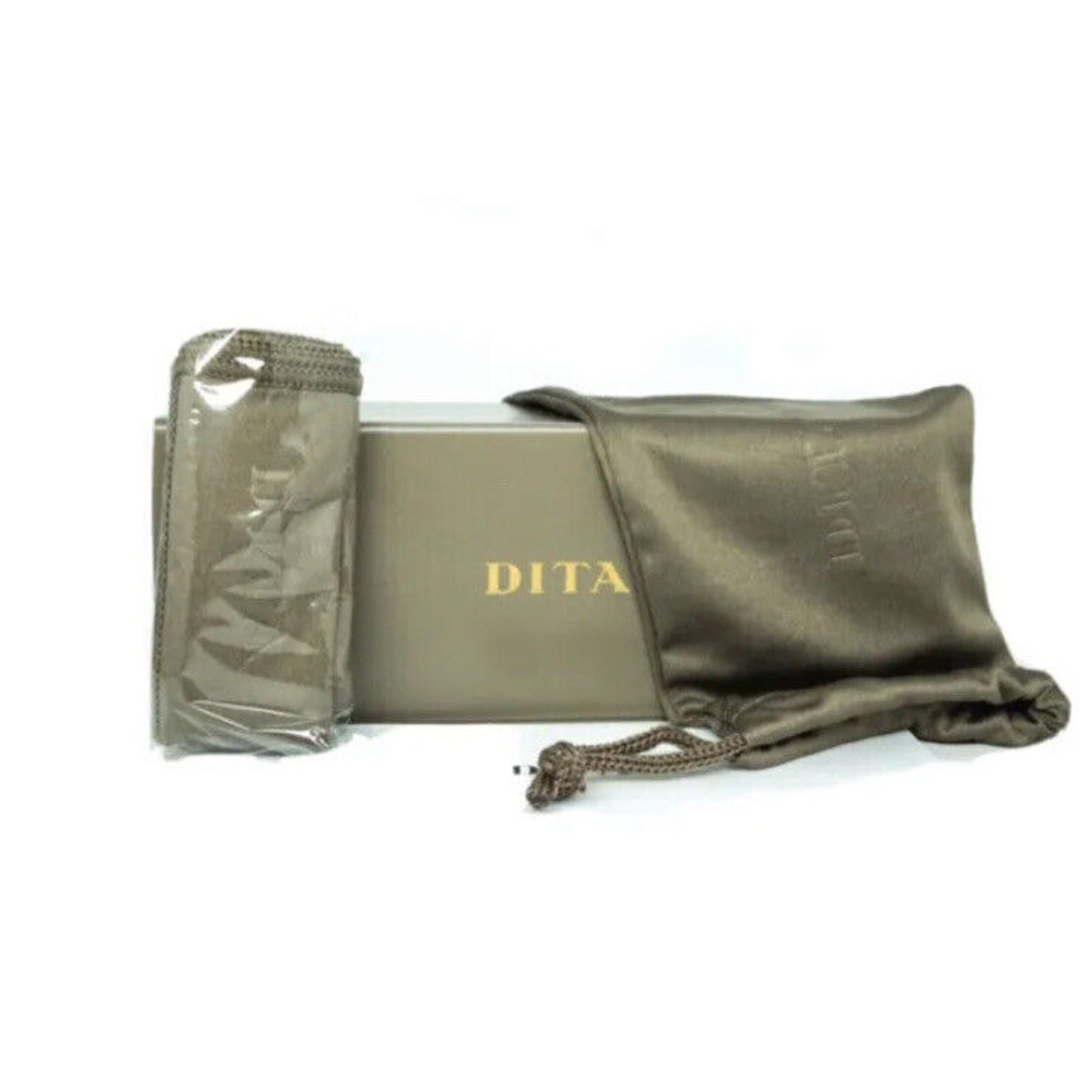 DITA META EVO ONE DTS147-A-02 Antique Silver Blue Swirl Sunglasses AUTHENTIC