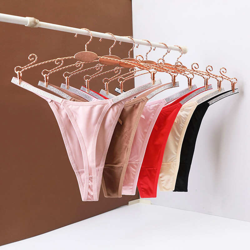 6 Pack Lot Womens Sexy Panties Thongs G string Brief Bikinis T back Lingeries