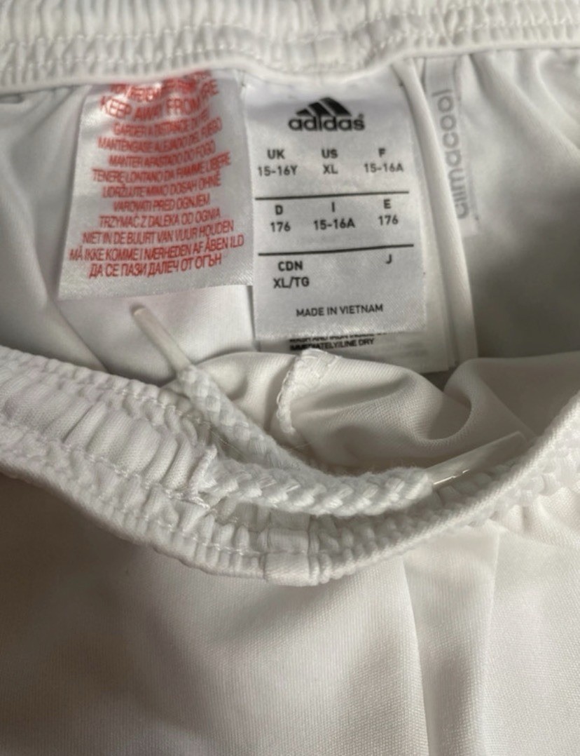 Original Adidas Germany National Team Soccer Shorts White ClimaCool
