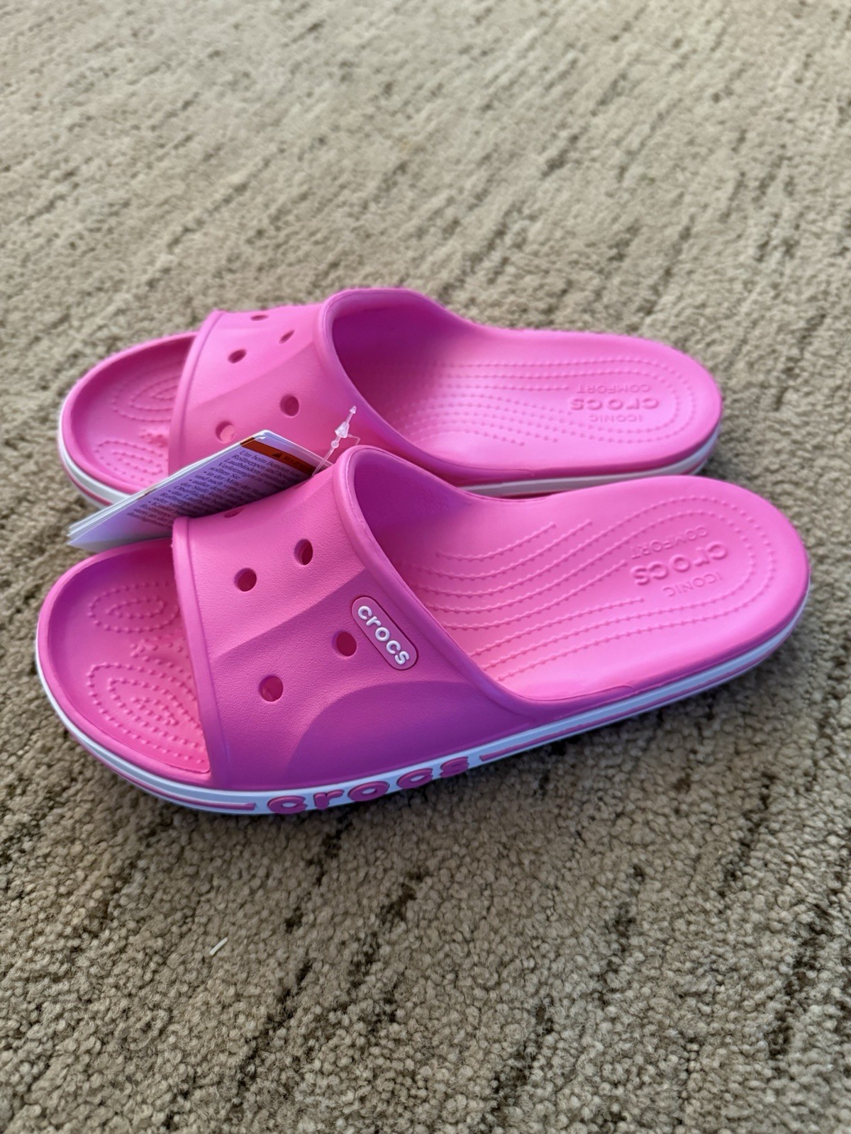 Unisex Crocs Bayaband Slides Sandals Men 5 Women 7