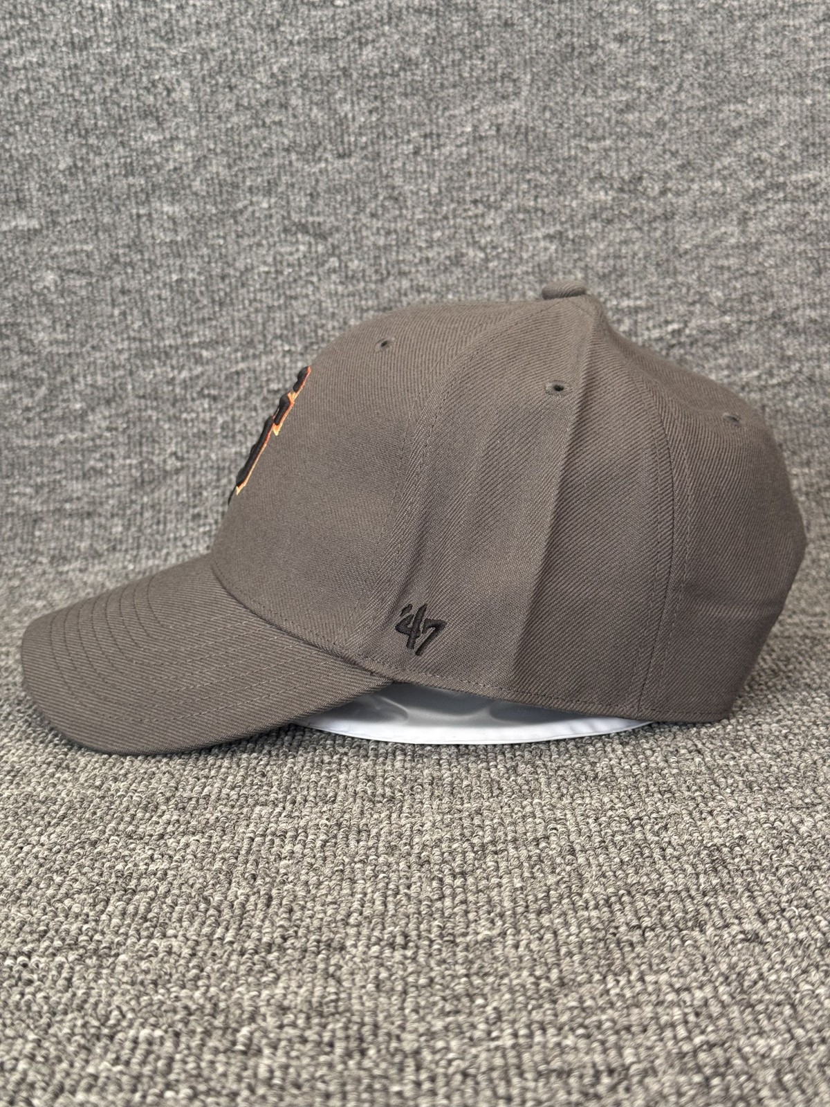 47 Brand San Francisco Giants Strapback Charcoal Grey One Size Baseball Cap