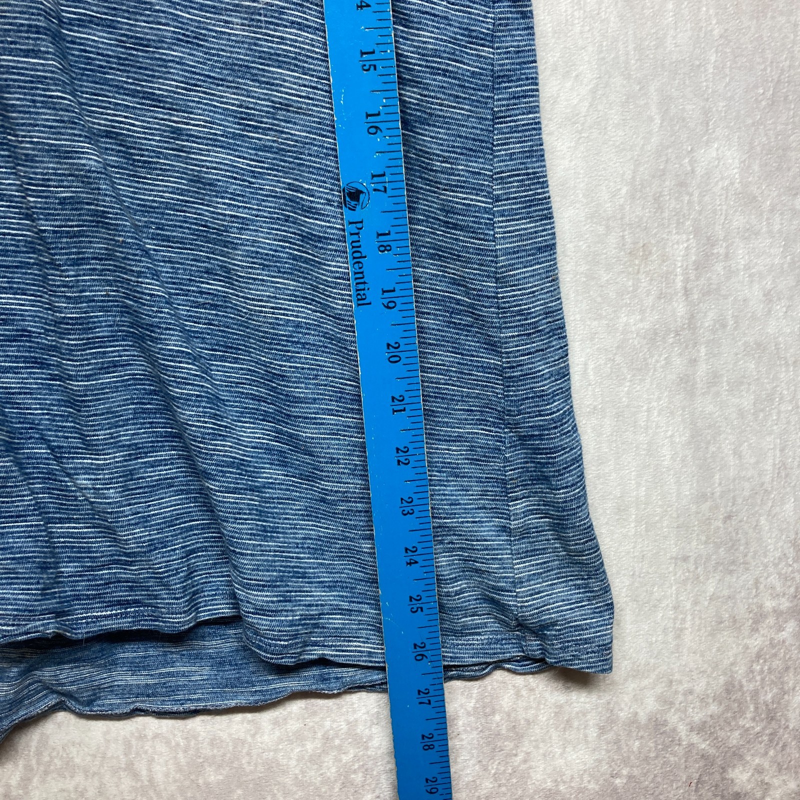 Pure J Jill Indigo Top Medium Petite Blue A-Line Cap Sleeve Tunic