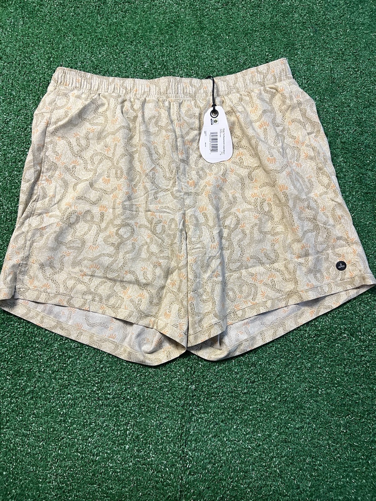 Prana Peak To Pavement Lined Shorts – Cliffside Yucca Print – Mens L NWT$85