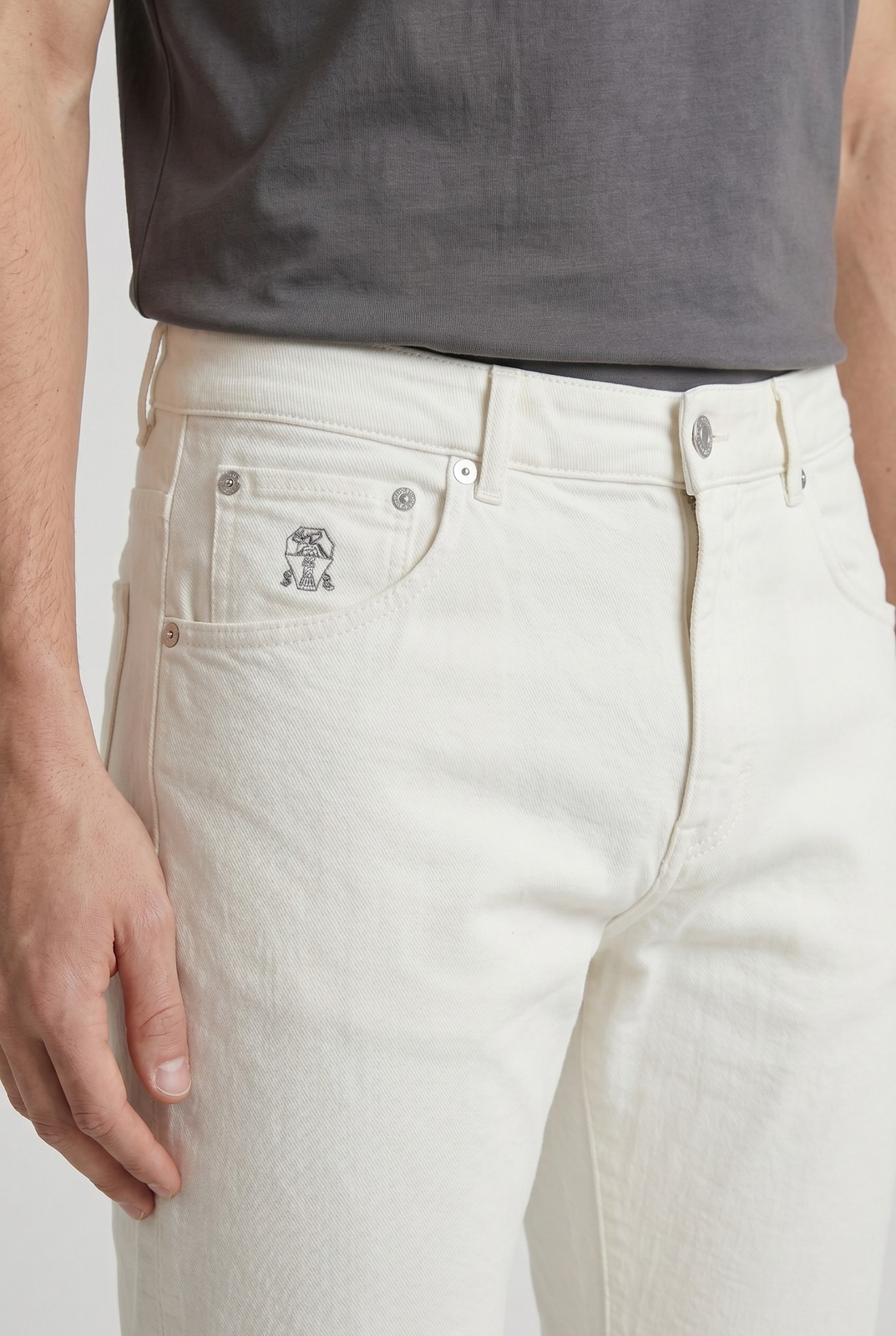 BRUNELLO CUCINELLI MEN’S 100% COTTON 5 POCKET DENIM JEAN PANTS NWT MSRP $765