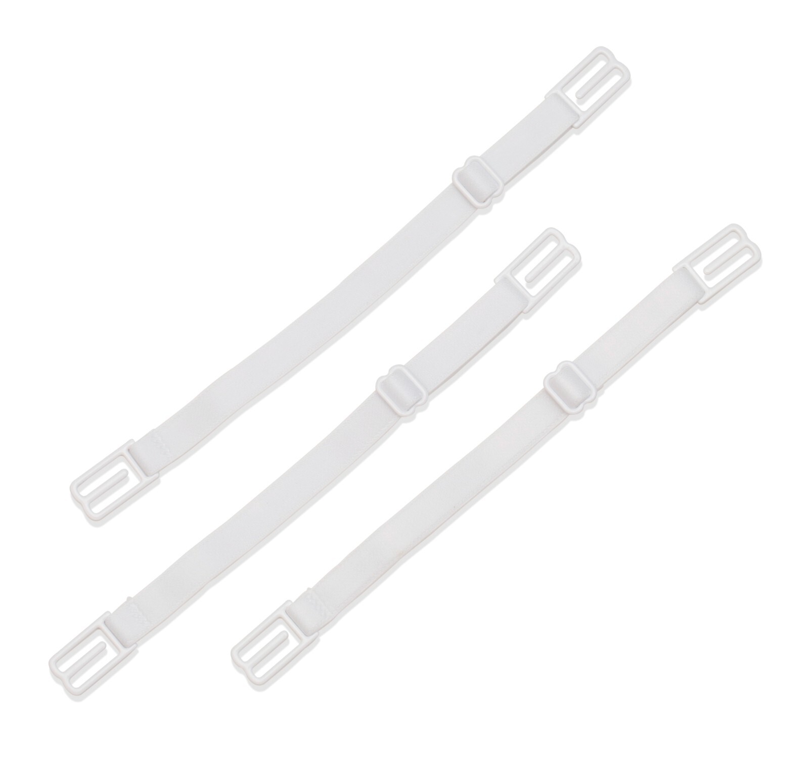 Bra Strap Clips Holder Women’s Hide straps Racerback (White – 3 Pack)