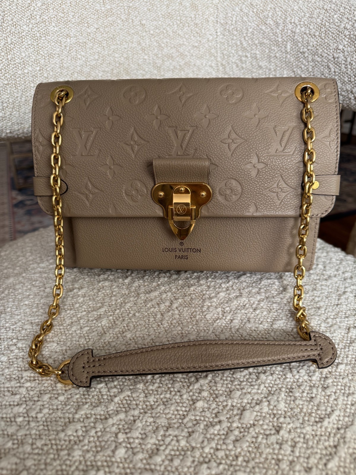 Louis Vuitton Vavin PM Monogram Empreinte Gold HW Full Set