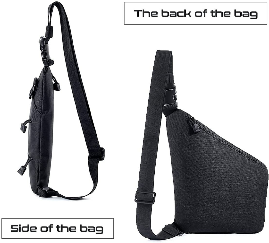 Waterproof Men Sling Bag Chest Cross Body Travel Sport Small Shoulder Backpack