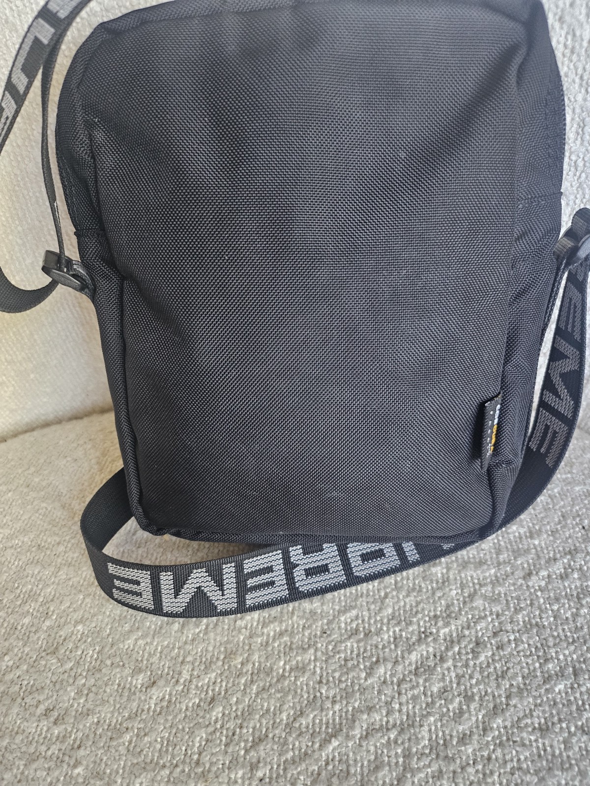 Supreme SS18 Shoulder Bag Black Cordura crossbody Authentic