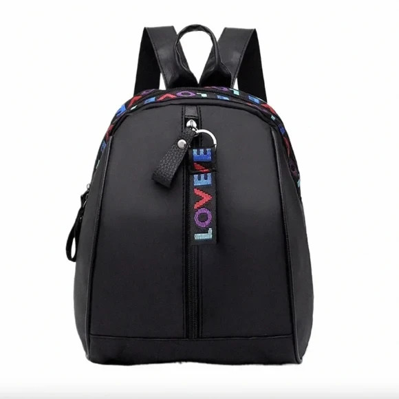Mini Backpack for Women & Teens, Small Lightweight Oxford Cloth Shoulder Bag