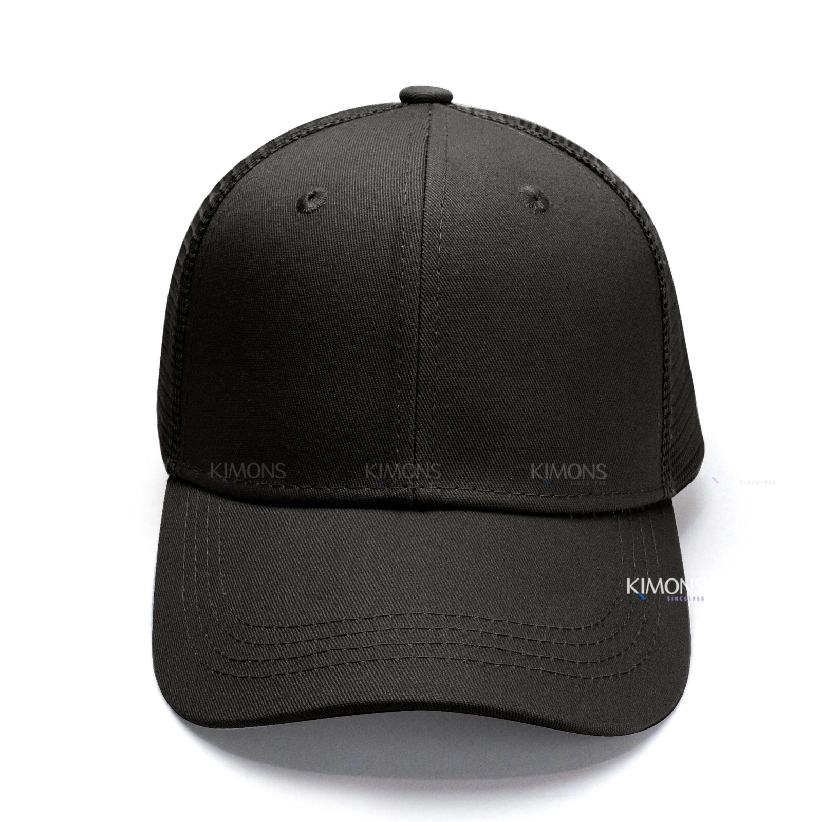 Premium Mesh Trucker Hat Solid Plain Snapback Baseball Cap Blank Cotton Army