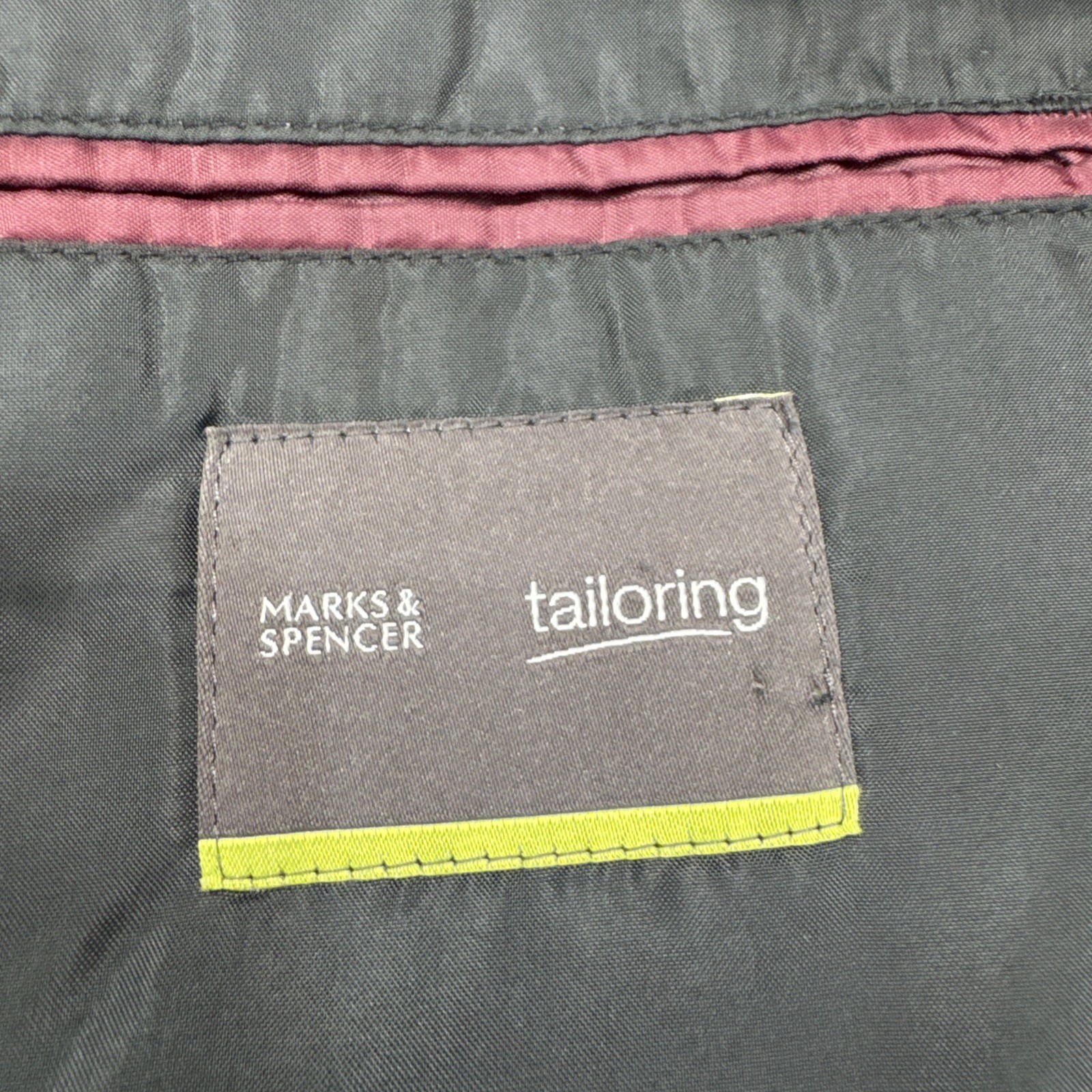 M&S Tailoring Men’s Black Machine Washable 2 Piece Dinner Suit C48M W48 L31