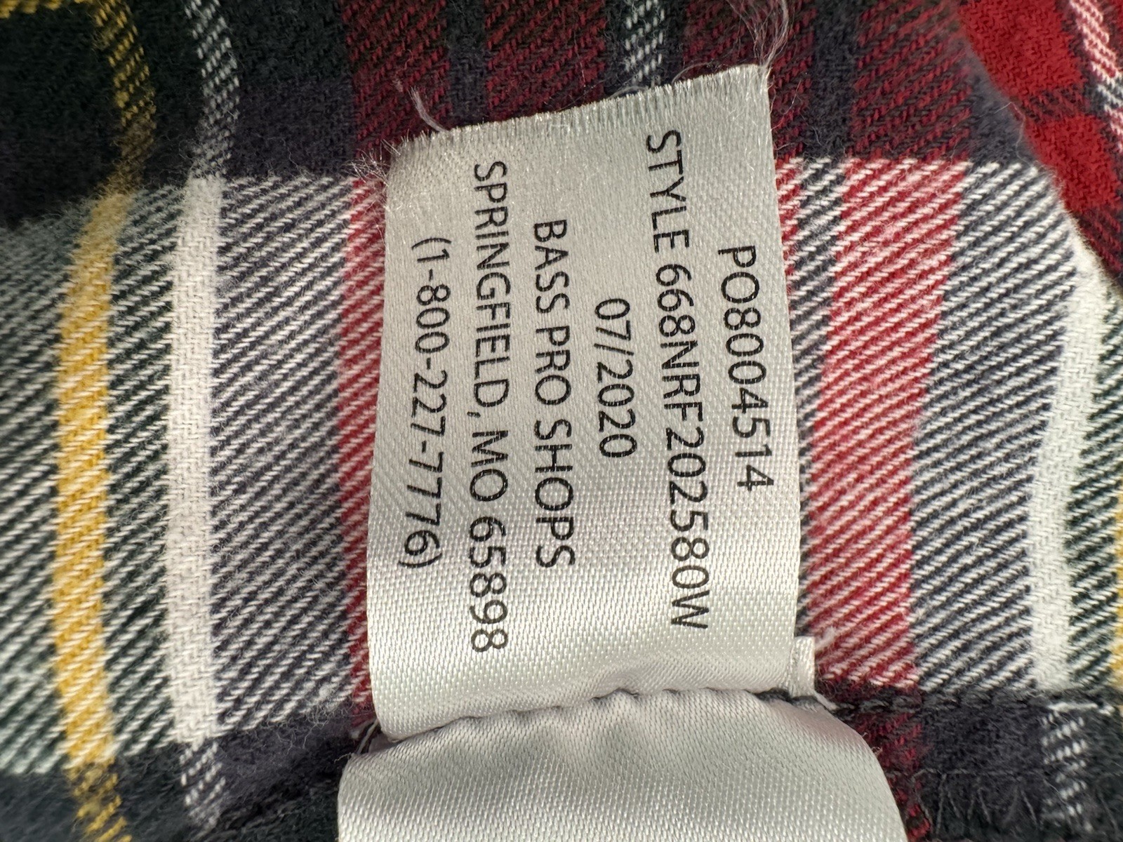 Natural Reflections Bass Pro Flannel Shirt Womens M 100% Cotton Red Plaid