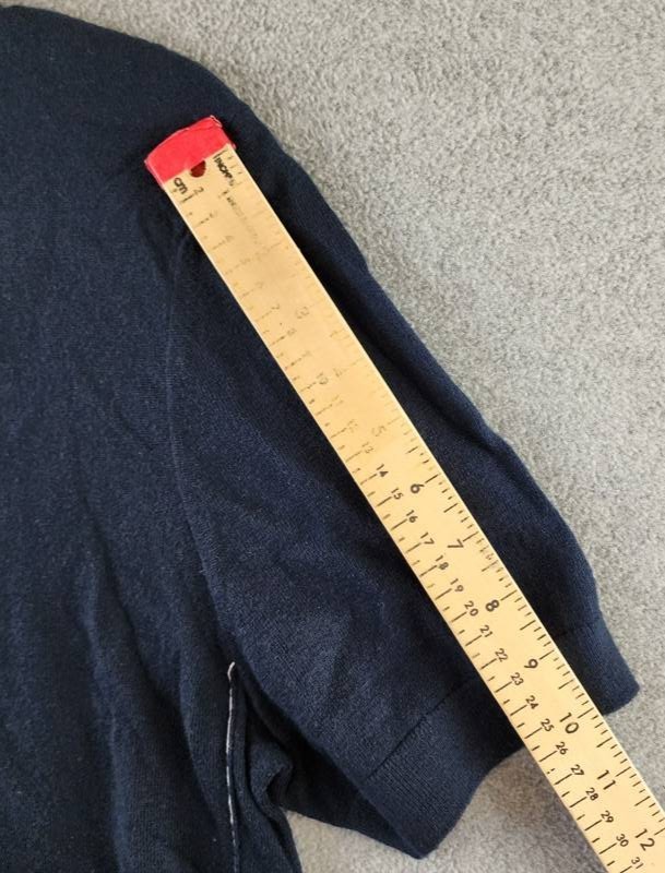 The Men’s Store at Bloomingdale’s Cashmere Blend Sweater Tee M True Navy S/S