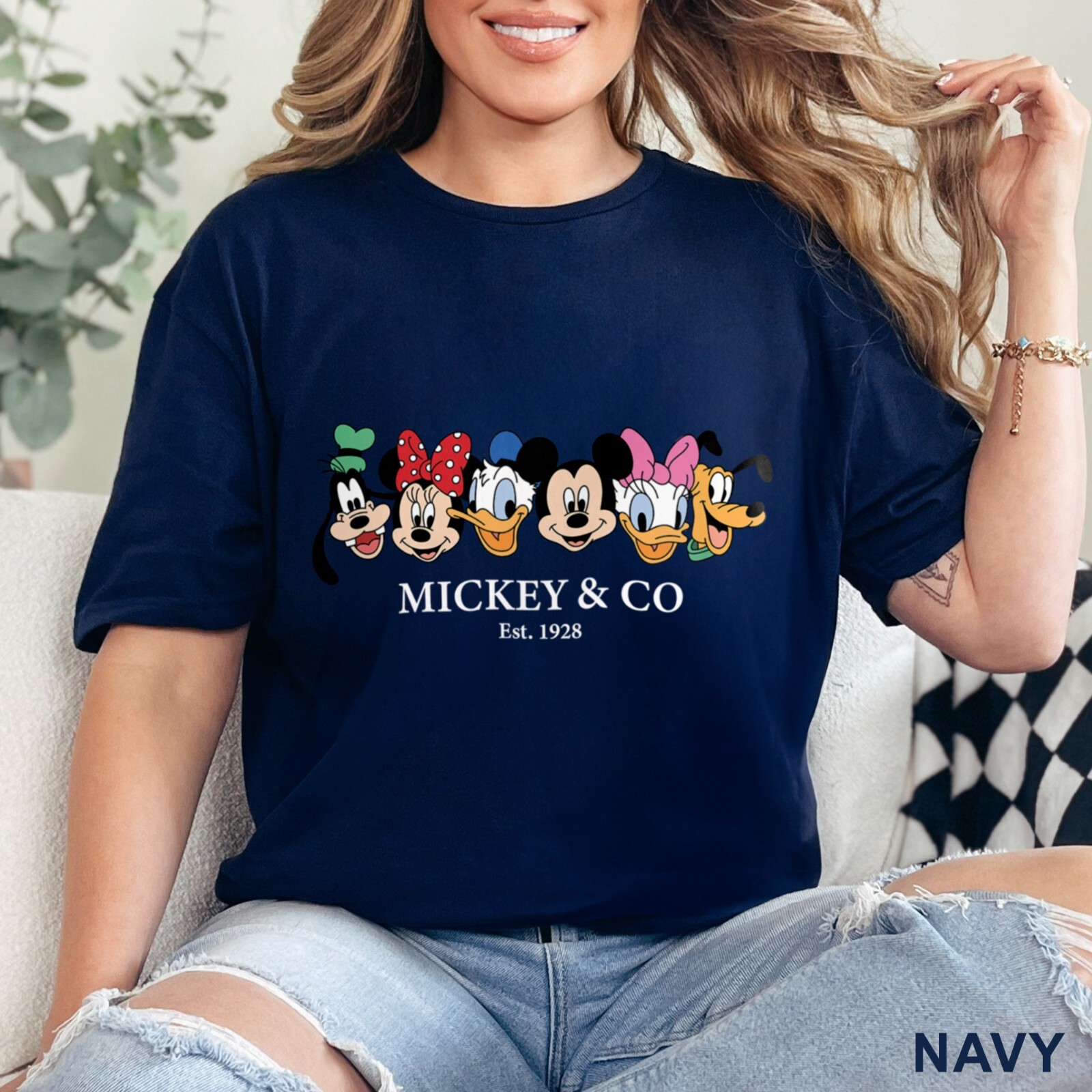 Vintage Mickey & Co 1928 Shirt, Mickey And Friends Shirt, Disneyland Tee, 202787