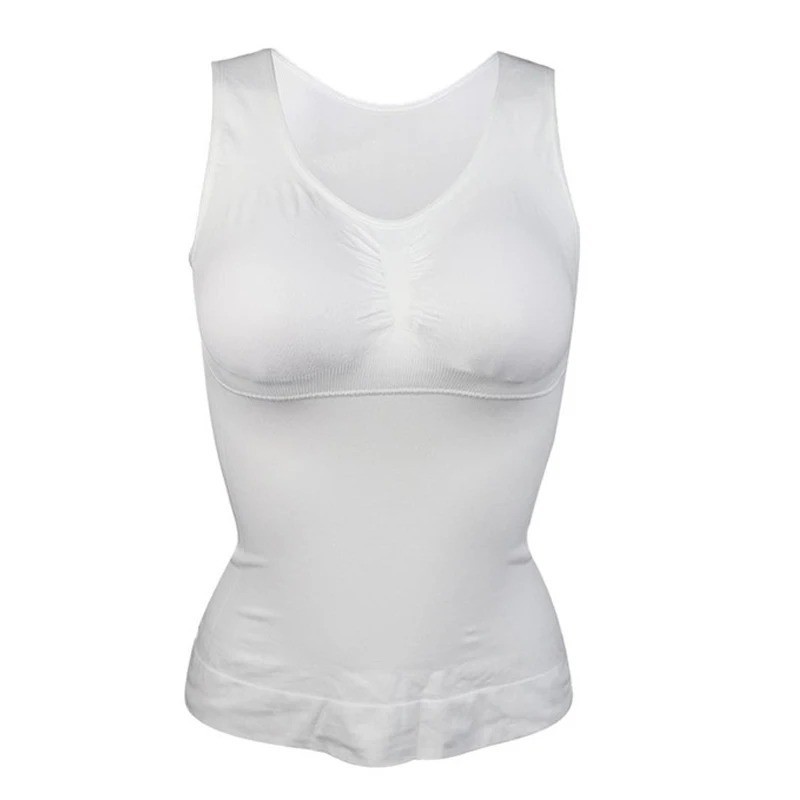 Women’s Tank Tops Adjustable Strap Camisole With Built in Padded Bra Vest Cami