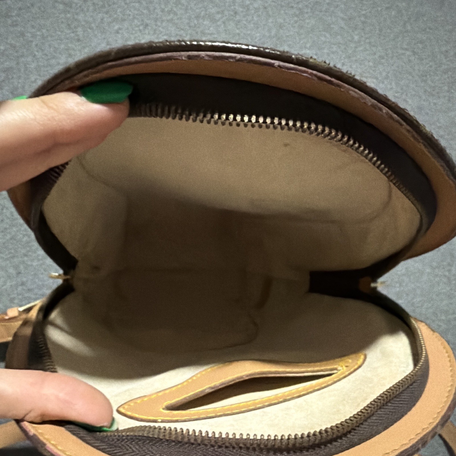 Louis Vuitton Monogram Small Women’s Backpack Zip, Detachable Strap Brown