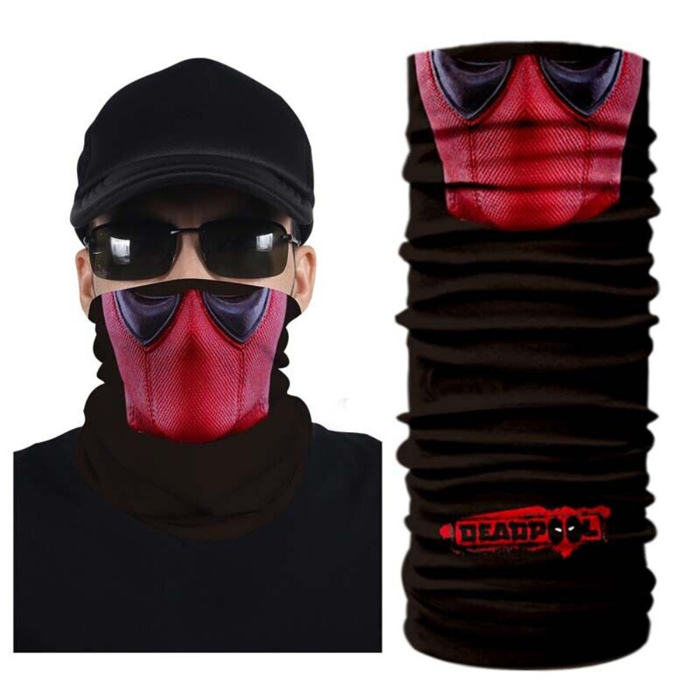 Balaclava Neck Gaiter Bandana Sun Scarf Tube Half Face Mask Skull Cover Headwear