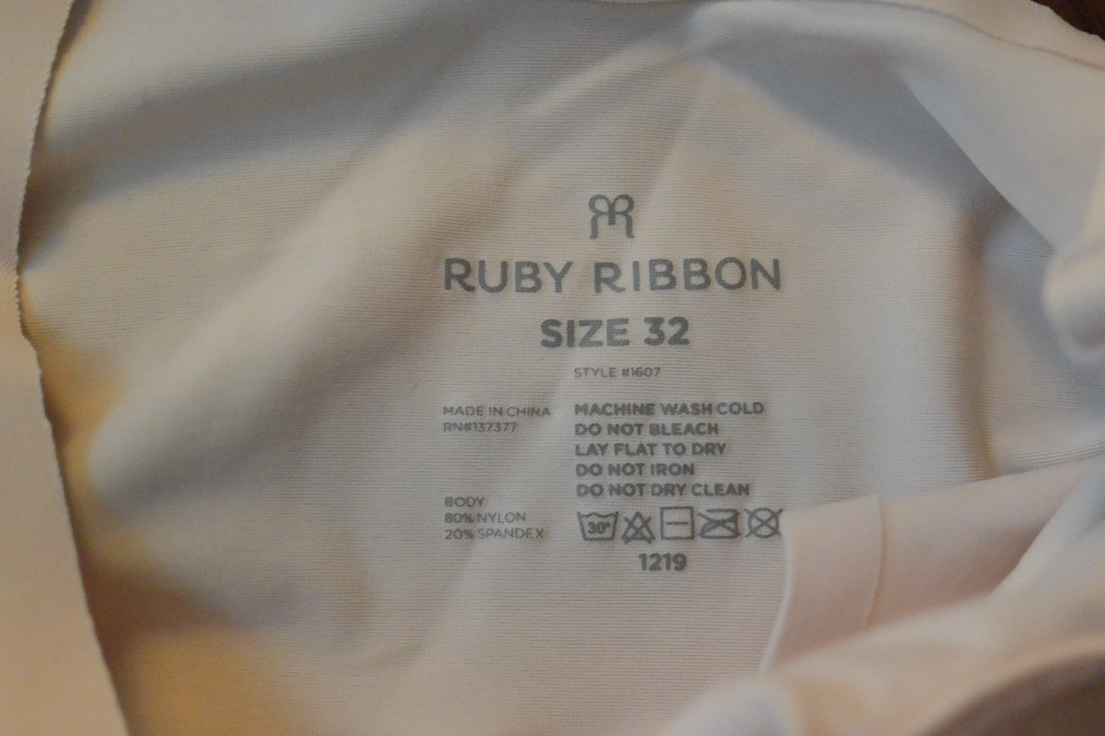 NEW Ruby Ribbon Second Skin Demiette Bra Size 32 Style# 1607