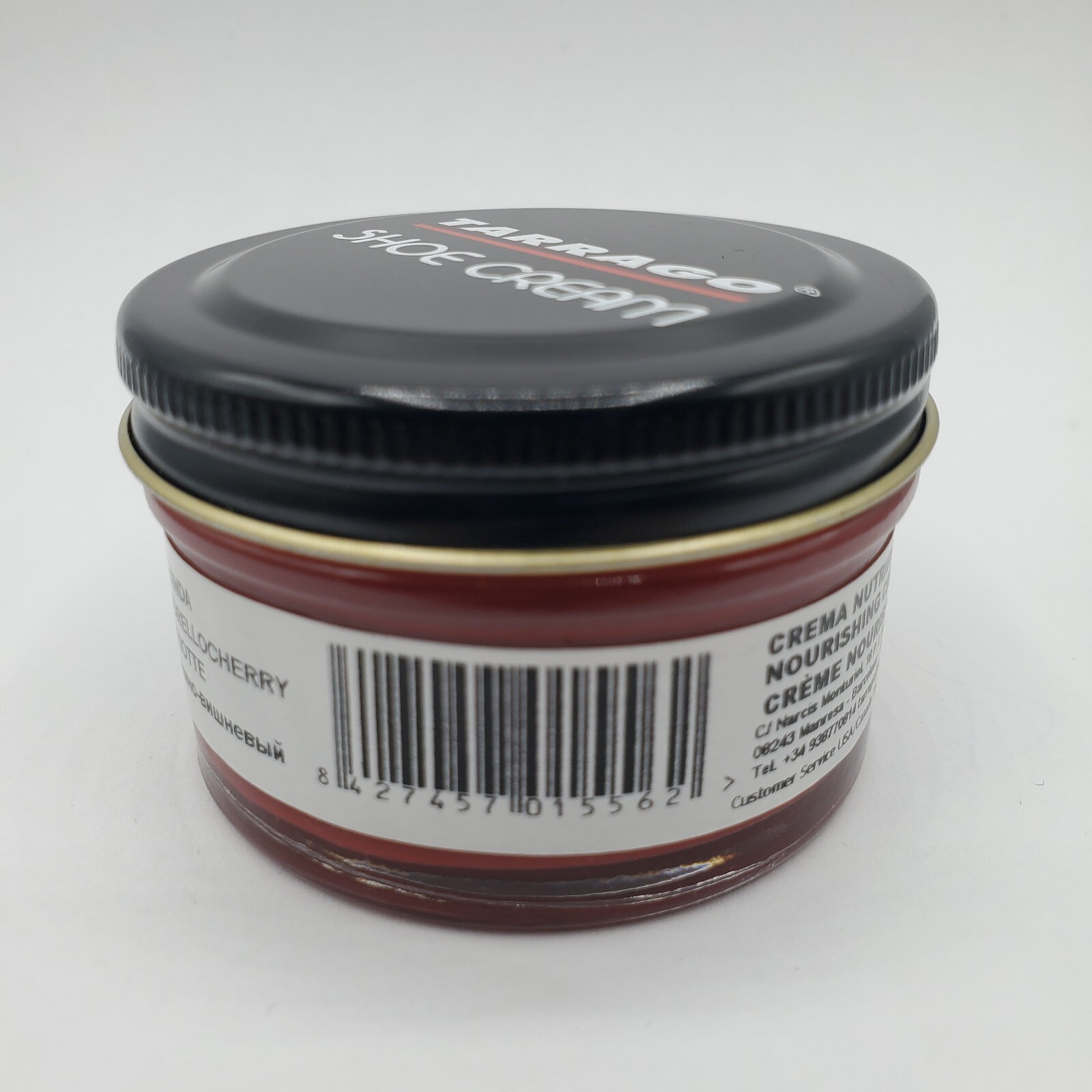 Tarrago Shoe Polish # 56 Morellocherry Cream Leather Protector 1.78 oz. 50ml