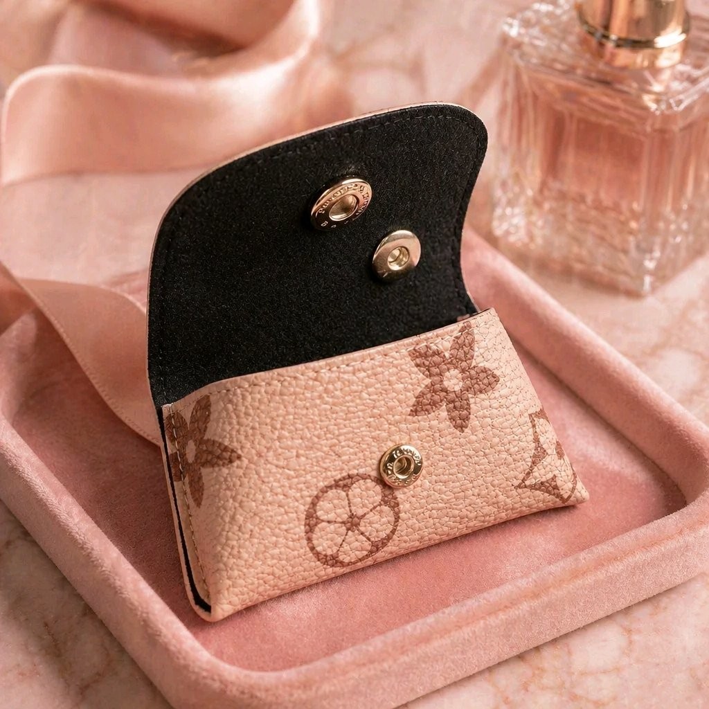 Mini Purse Key Chain Ring Bag Purse Charm Tassels Gold New Silicone & Vinyl NEW