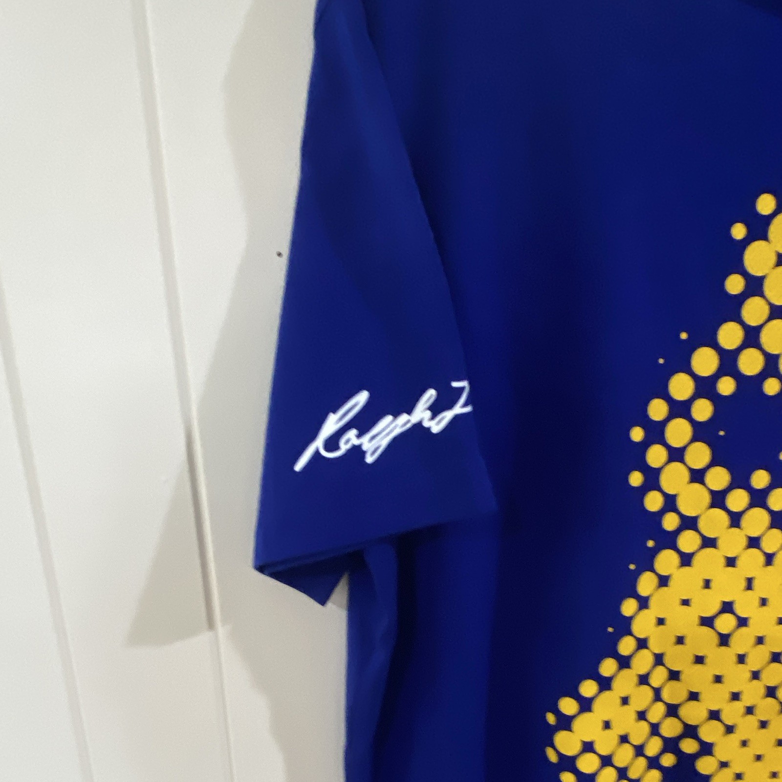 Polo Ralph Lauren Men’s Short Sleeve Blue/Gold Large Pony