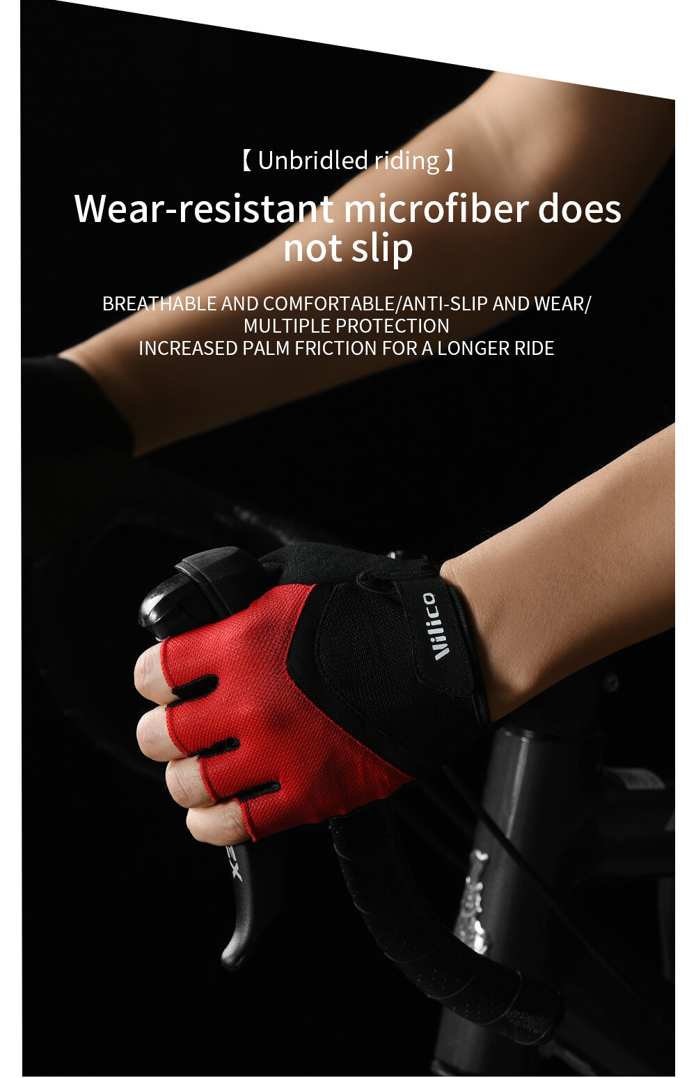 Half Finger Cycling Gloves Outdoor Sports Racing Gloves Pad Breathable Driving