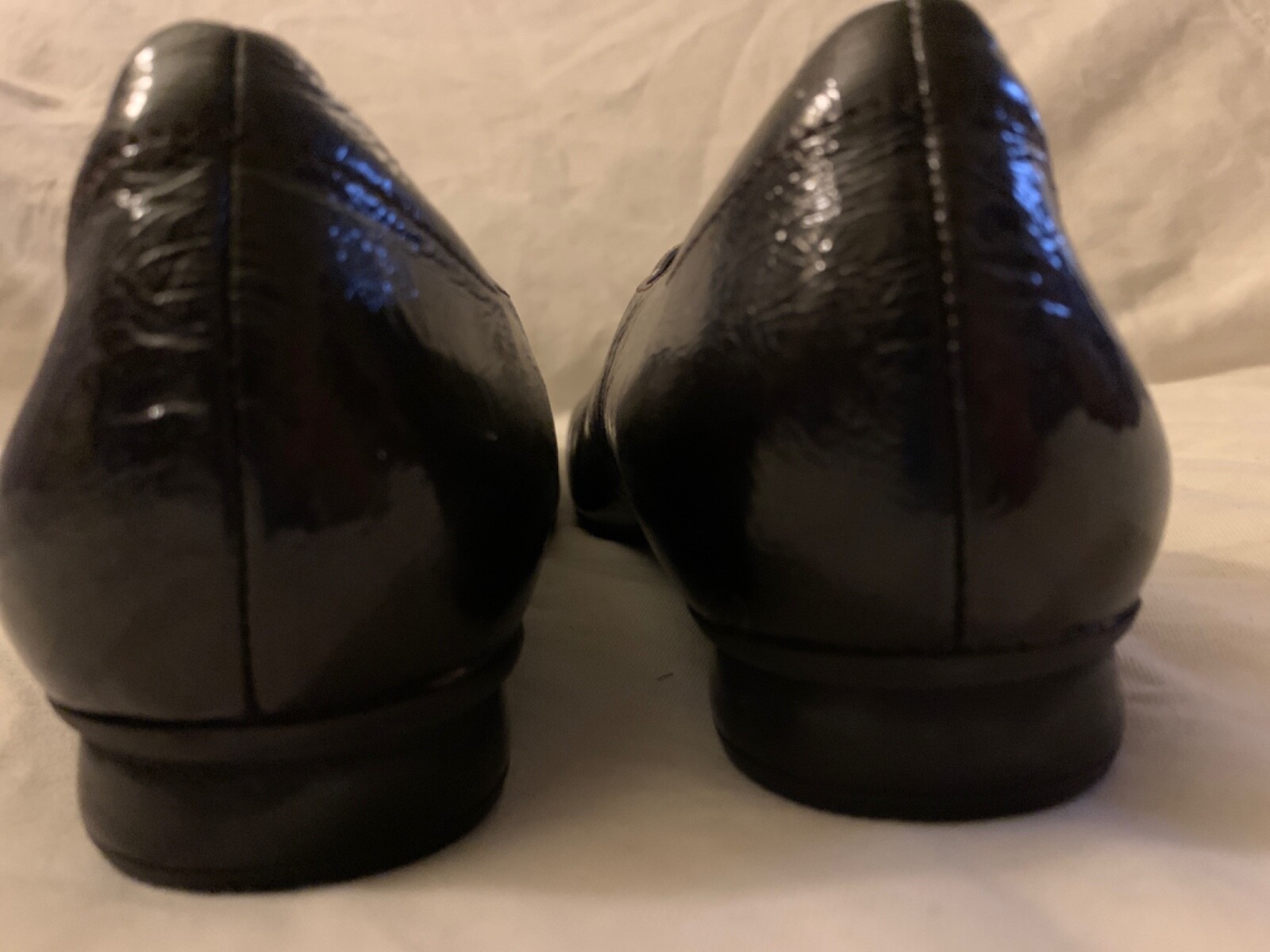 Theresia brown patent leather slip on 6.5 US 9