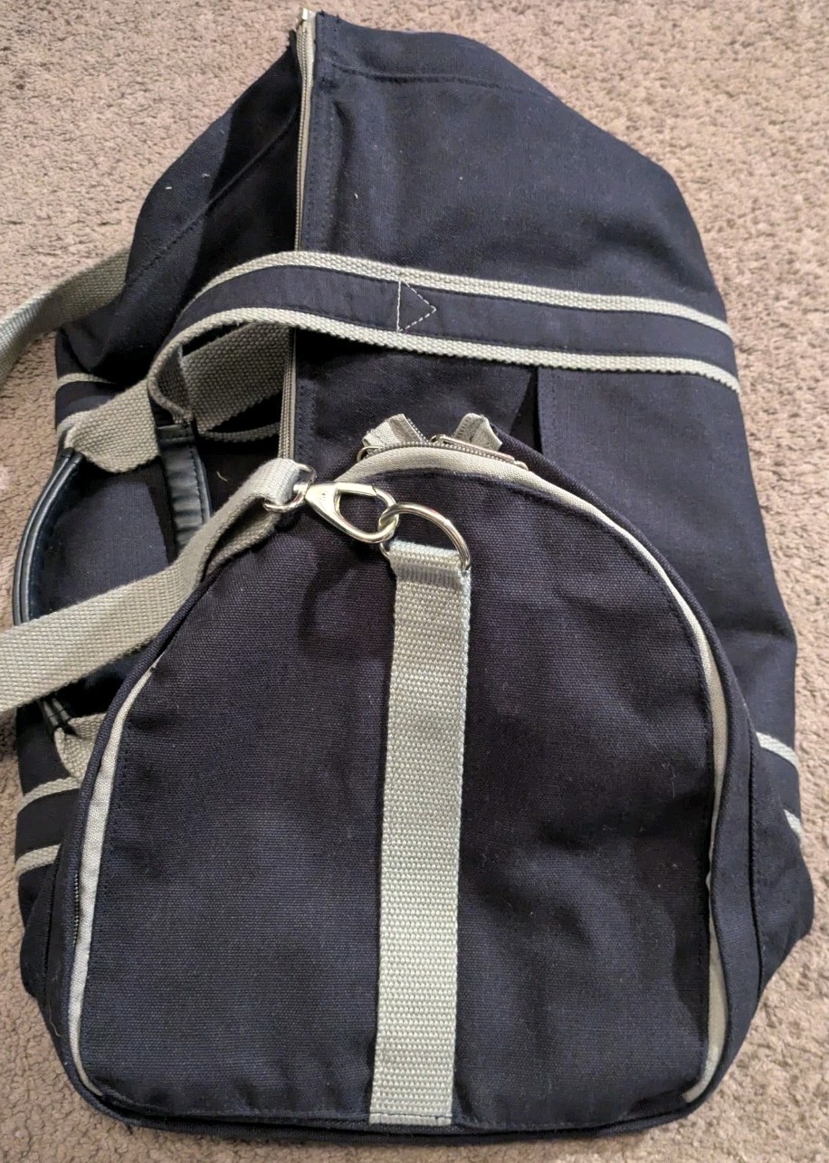 Scarborough & Tweed Goldman Sachs 150 Year Canvas Duffel Garment Bag w/ Dust Bag