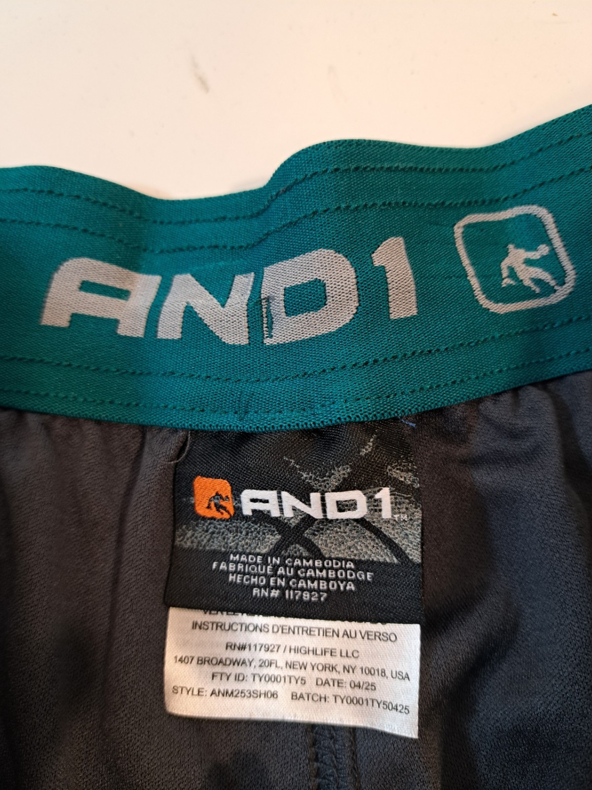 And1 Mens Shorts Basketball Gym Premium 10″ Inseam Grey Green S M L XL 2XL 3XL