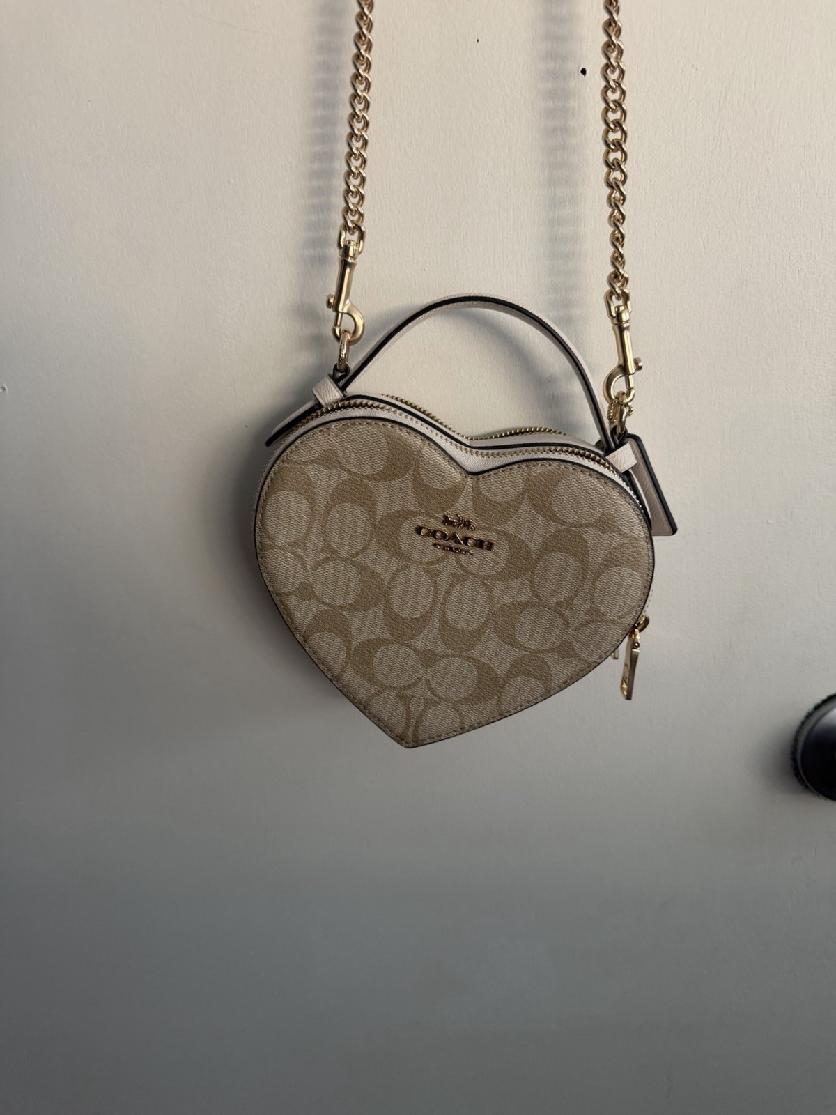 Coach Heart Women’s Crossbody Bag – White