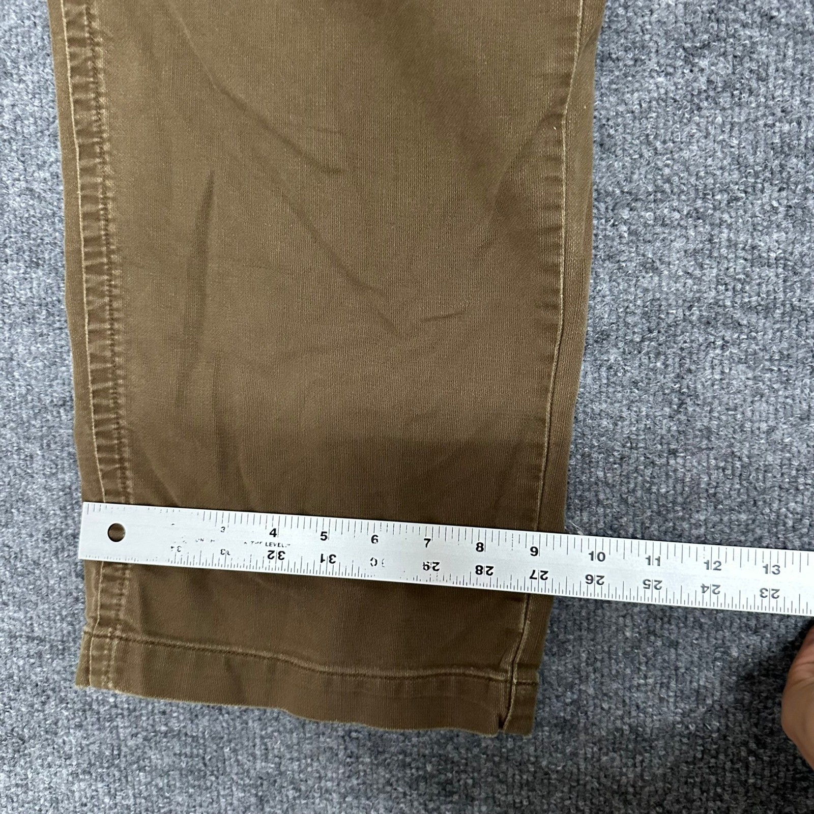 Dockers Pants Mens Size 36×30 Brown Relaxed Fit Flat Front Cotton Casual Chinos