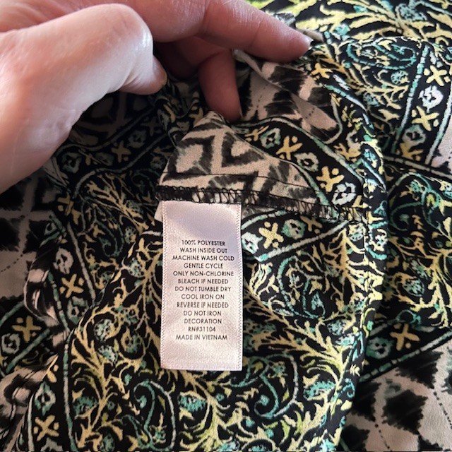 New Directions Boho Blouse Size XL