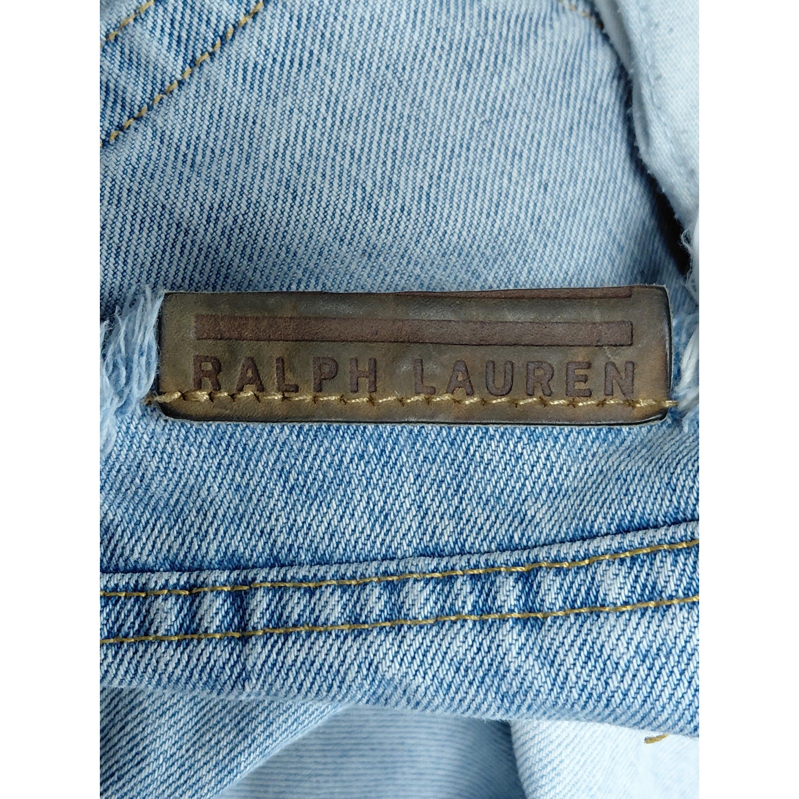 Polo Ralph Lauren Distressed Denim Jeans Light Wash Mid (10-12 in) Size 10X31