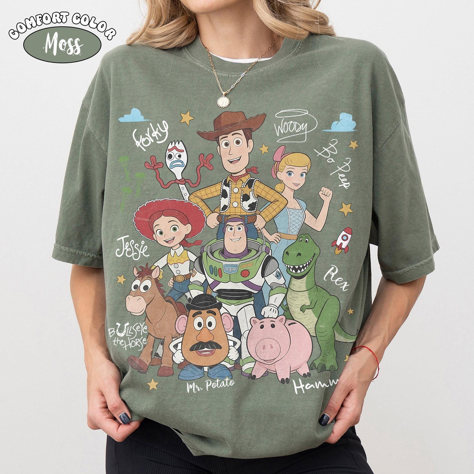 Retro Toy-Inspired Signature Graphic T-Shirt Family Vacation Tee