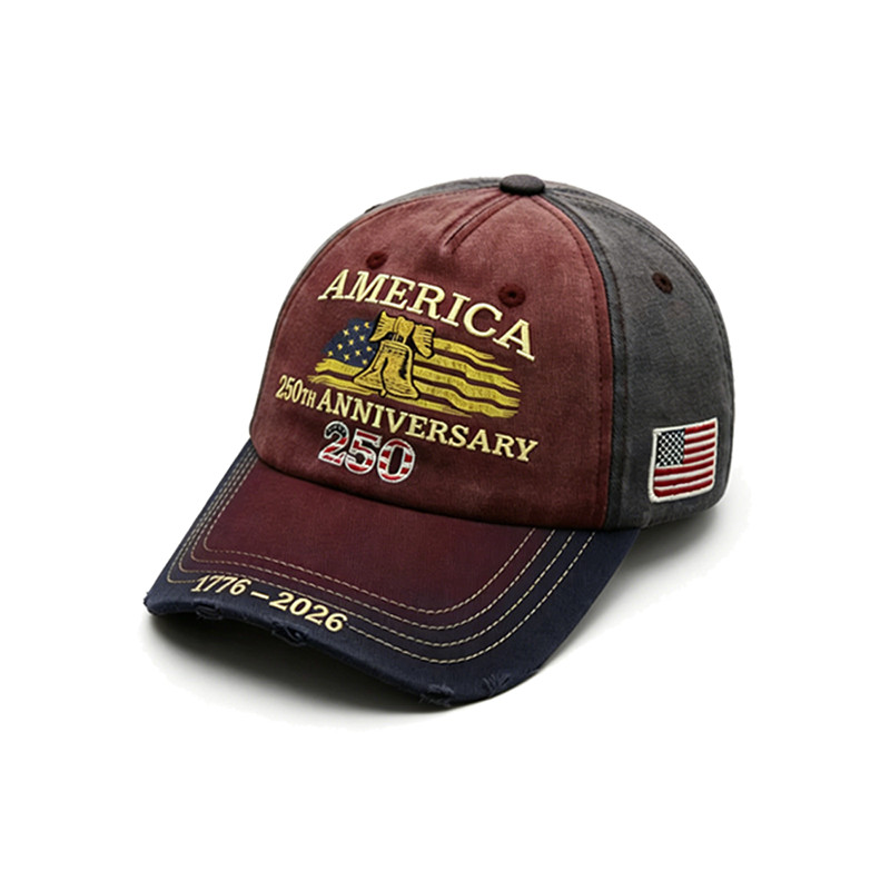 250th Baseball Cap United States Anniversary Hat Suitable for Multiple Occasion