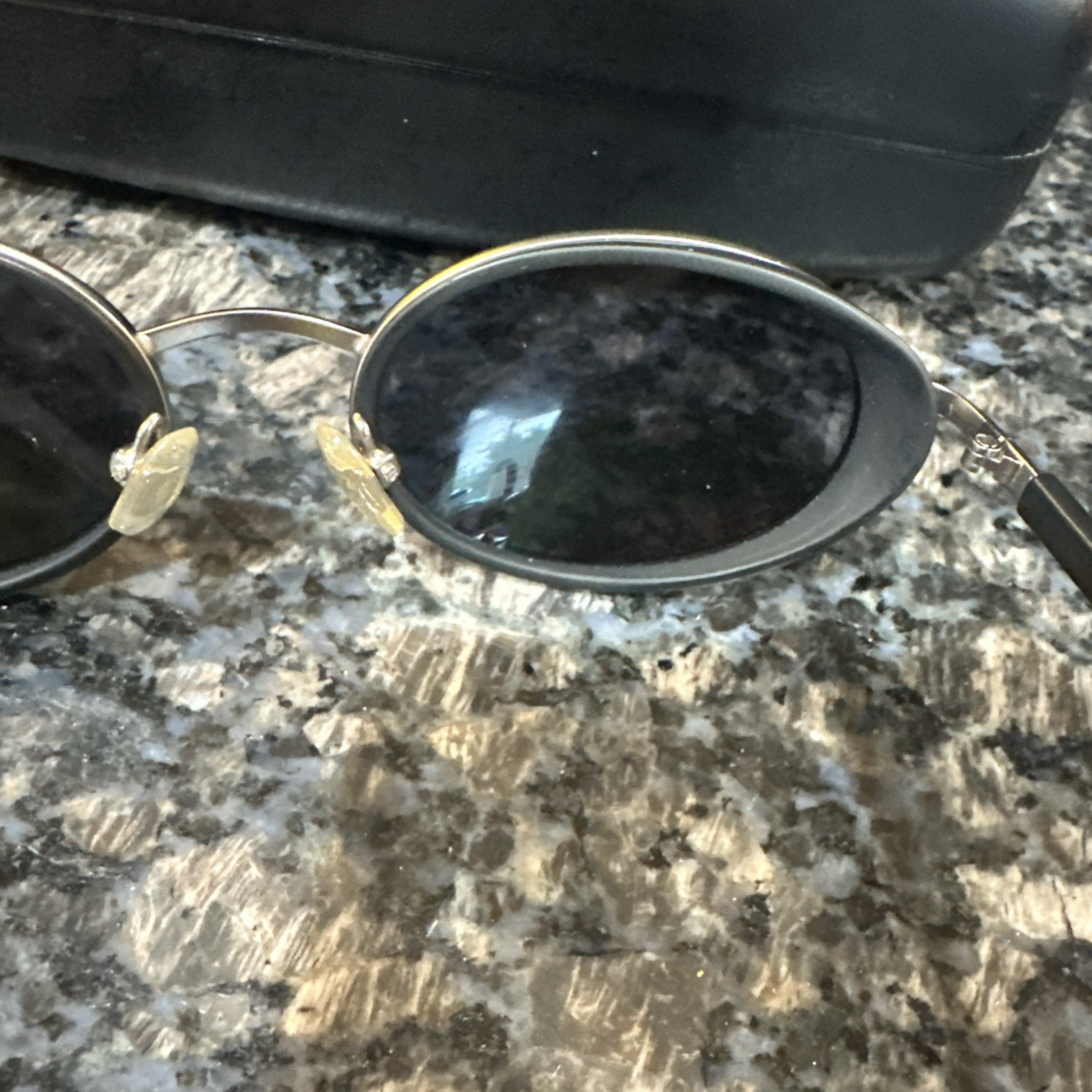 90s Yohji Yamamoto Men’s Oval Sunglasses – Metal Frame 52-6203 – Japan
