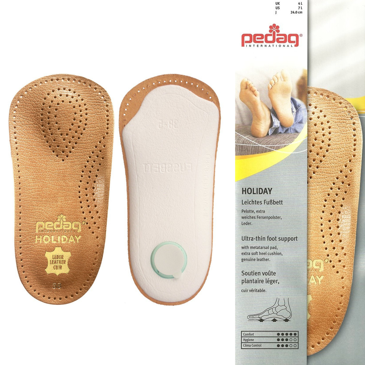 Pedag Holiday Orthotic Arch Support Insole Plantar Fasciitis FREE SHIPPING
