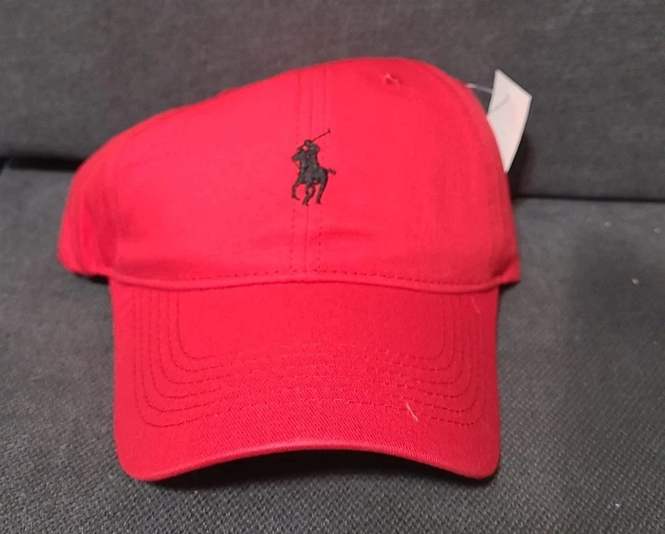 PoloRalphLauren Men’s Baseball Cap Adjustable Chino Cotton Hat NWT Multi-Color