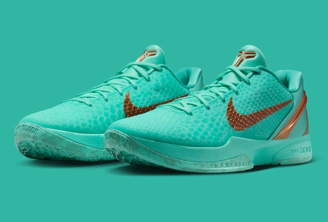 DS Jalen Brunson Zoom Kobe 6 Protro ‘Statue of Liberty’ IQ5774-300 Synthetic Men