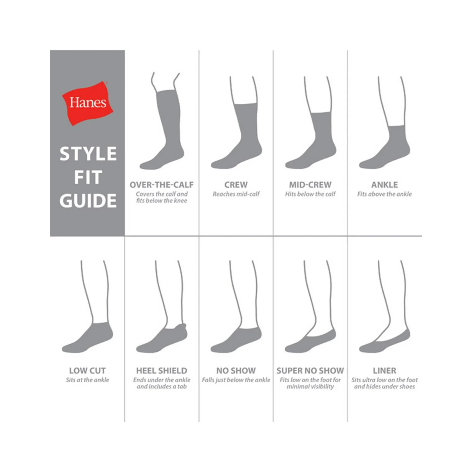 Hanes Men’s Black Ankle Socks shoe size 6-12 6 pair