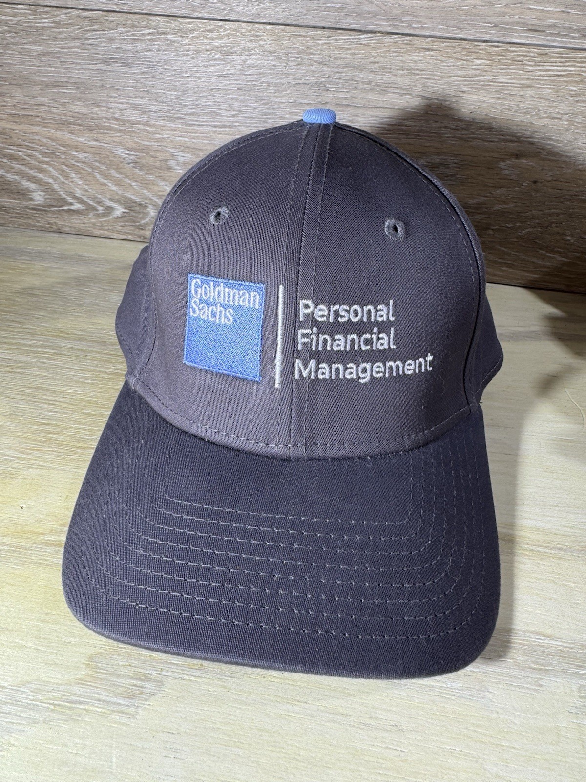 New Era Goldman Sachs Personal Financial Management Hat Gray Embroidered