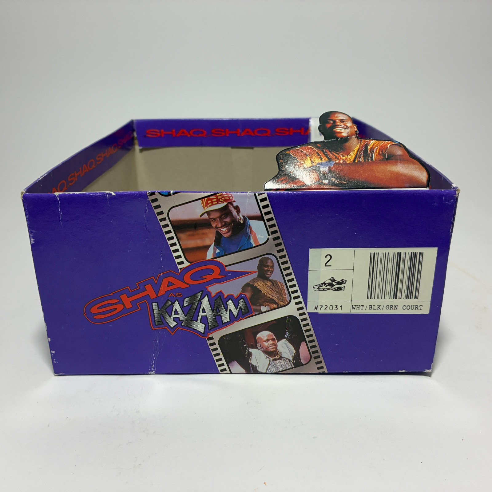 Shaq as Kazaam Show Box – 1996 KidsNATION – EMPTY BOX – no shoes